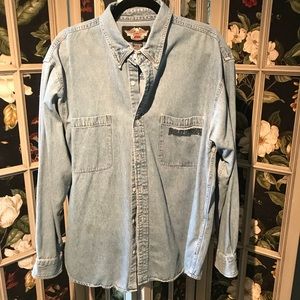 Women’s Harley Davidson denim long sleeve shirt
